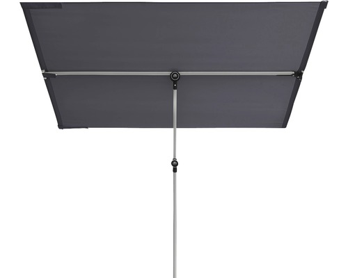 Rechthoekige parasol met middenstok