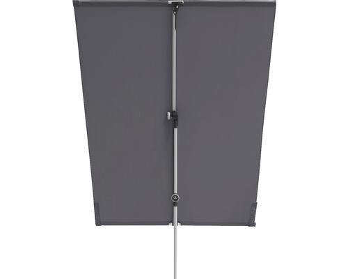 Grijze parasol met middenstok