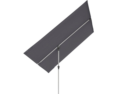 Rechthoekige parasol met middenstok