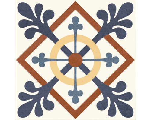 Decoratieve tegel met geometrisch patroon