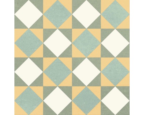 Patroon van vierkante vloertegels in ruitvorm