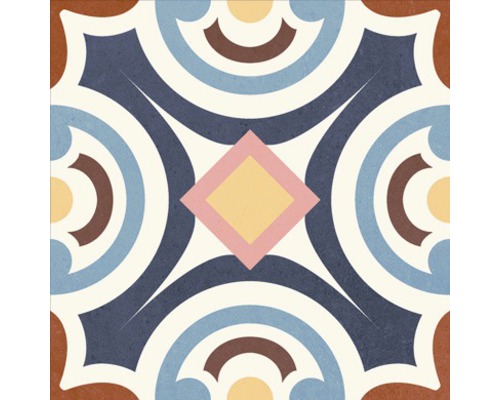 Decoratieve tegel met geometrisch patroon