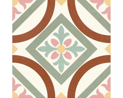 Decoratieve tegel met bloemmotief voor wand- en vloerbekleding