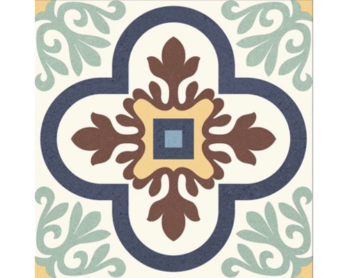 Decoratieve tegel met bloemmotief