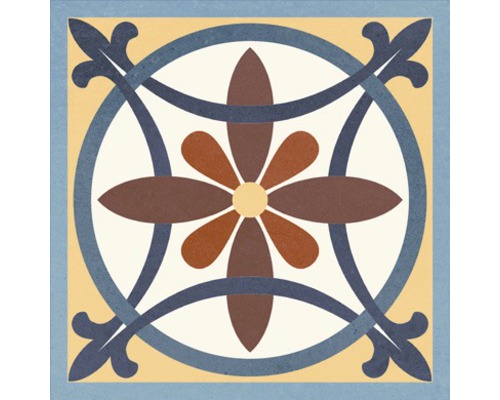 Decoratieve tegel met bloemmotief voor binnenshuis