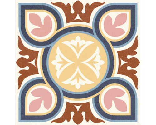 Decoratieve tegel met bloemmotief