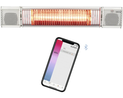 Infrarood terrasverwarmer met smartphonebediening