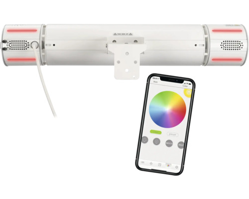 Infraroodstraler met smartphone-appbediening