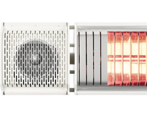 Detailopname van infraroodstraler