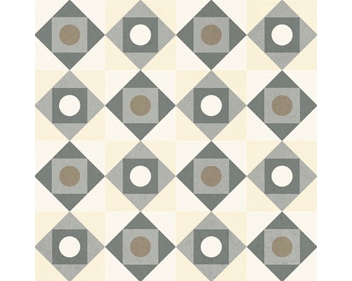 Decoratieve vloertegel met geometrisch patroon