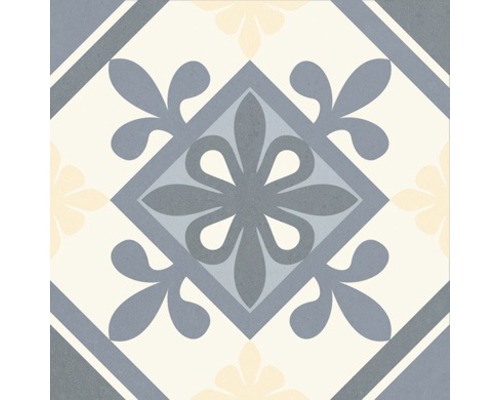 Decoratieve vloertegel met bloemmotief