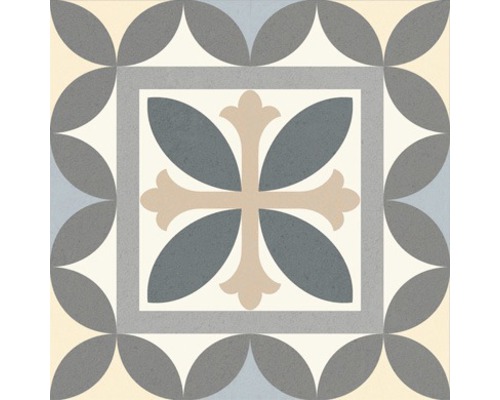 Decoratieve vloertegel met ornamentpatroon