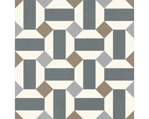 Decoratieve vloertegel met geometrisch patroon