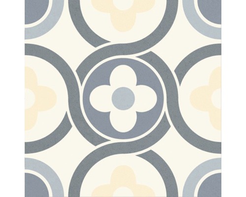 Tegelpatroon met bloemmotief voor wand en vloer