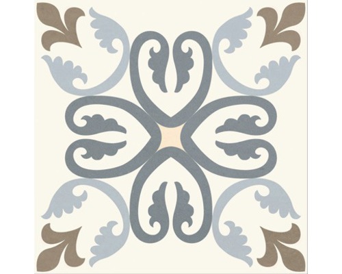 Decoratieve tegel met bloemmotief voor wand en vloer