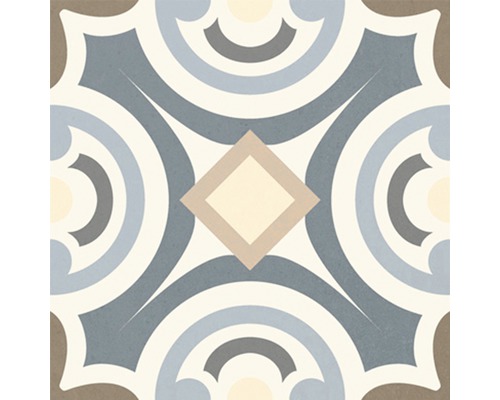 Decoratieve tegel met geometrisch patroon