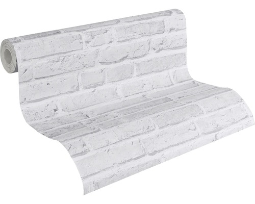 Rol behang met baksteenmotief