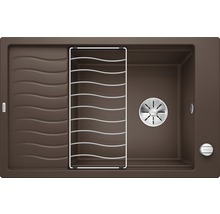 Spoelbak met afdruiprek en afdruipmand