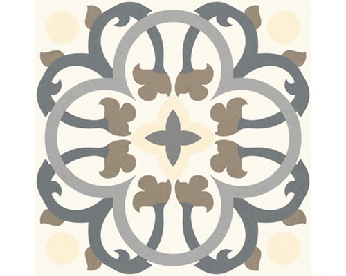 Decoratieve tegel met bloemmotief