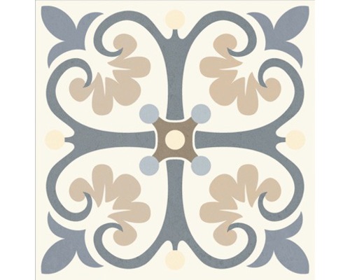 Decoratieve vloertegel met bloemmotief