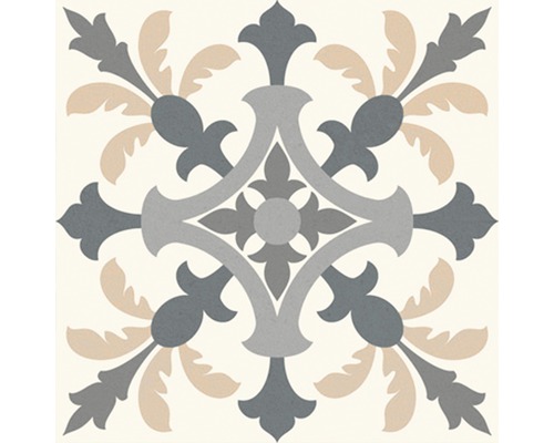 Decoratieve vloertegel met bloemmotief
