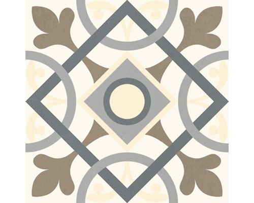 Decoratieve tegel met geometrisch patroon