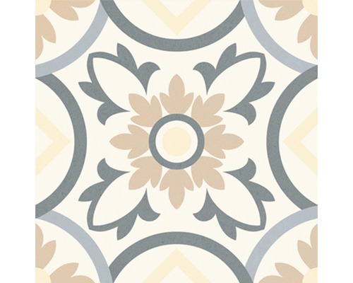 Decoratieve vloertegel met bloemmotief