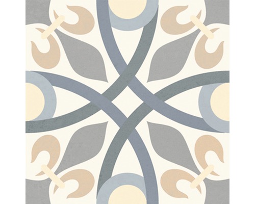 Decoratieve tegel met geometrisch patroon