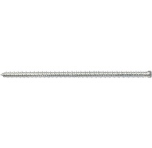 Een enkele schroef in detail.