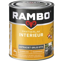 RAMBO Pantserlak interieur transparant zijdeglans antracietgrijs 750 ml