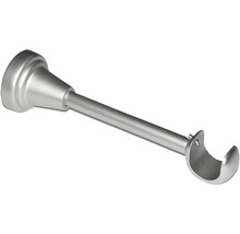 GARDINIA Europa stangdrager zilver satijn ø 19 mm 14 cm