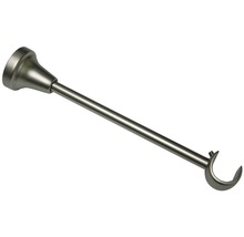GARDINIA Europa stangdrager zilver satijn ø 19 mm 20 cm