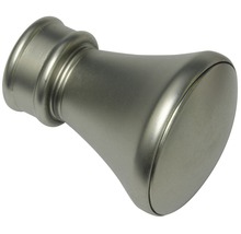 GARDINIA Europa eindknop lago zilver satijn ø 19 mm