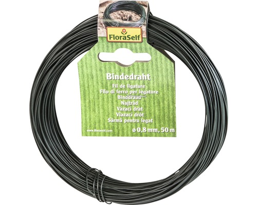 FloraSelf Binddraad, 0,8 mm diameter, 50 m lengte