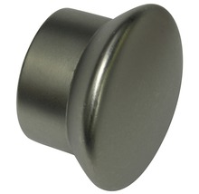 GARDINIA Europa eindkap 2-loop zilver satijn ø 19 mm