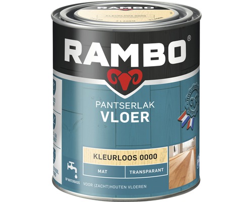 RAMBO Pantserlak vloer transparant mat kleurloos 750 ml