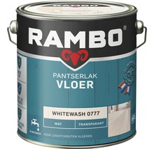 RAMBO Pantserlak vloer transparant mat whitewash 2,5 l