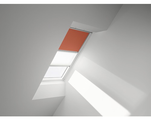 VELUX Verduisterend rolgordijn plus plissé handbediend DFD C02 4564S oranje