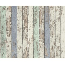 Behang met houten plankenpatroon