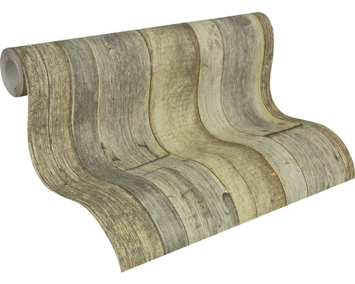 Behangrol met houtlook