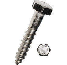 DRESSELHAUS Houtdraadbout zeskant 5X30 mm DIN 571 RVS A2, 50 stuks