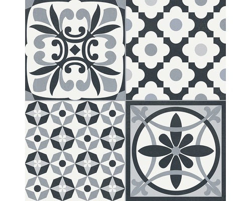 Decoratieve tegels met verschillende patronen