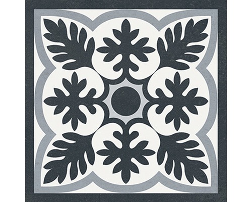 Vierkante tegel met bloemmotief voor vloer en wand