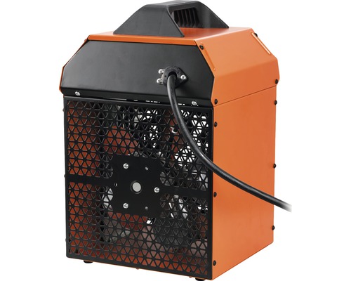 Elektrische kachel met beschermrooster en draaggreep