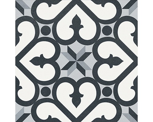 Decoratieve vloertegel met geometrisch patroon