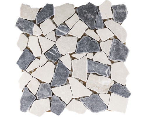 Mozaïektegel natuursteen Biancone Java 30,5x30,5 cm