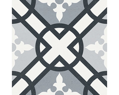 Decoratieve vloertegel met geometrisch patroon