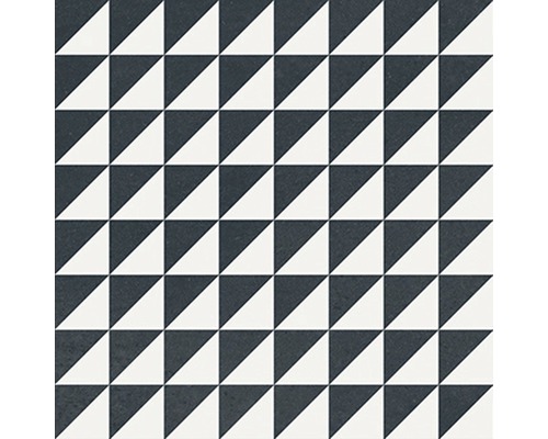 Vierkante tegel met geometrisch driehoekpatroon