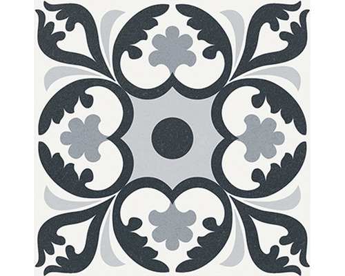 Tegel met decoratief ornamentpatroon