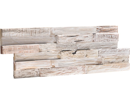 Houten wandbekleding van teakhout